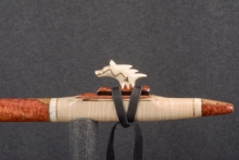 Dream Amboyna Burl Native American Flute, Minor, Mid A-4, #S4B (13)